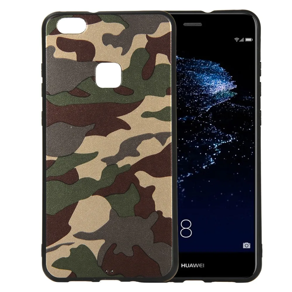 

New Army Green Soft TPU Silicone Cover For Huawei P10 Lite Mobile Shockproof Back Case For Huawei P10 Lite P10Lite Fundas Cases