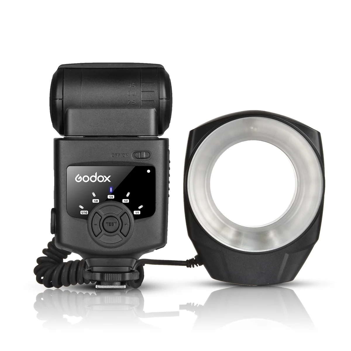 Godox ML-150 GN10 49 52 55 58 62 67 мм объектив Адаптер кольца макрокольцо Вспышка Speedlite для Canon Nikon Pentax Olympus DSLR камеры