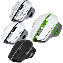 New Fashion 10 Meter Plug Play Mouse 2.4G Wireless Optical Gaming Mice With 7 Keys 2.4GHz For Laptop Desktop
