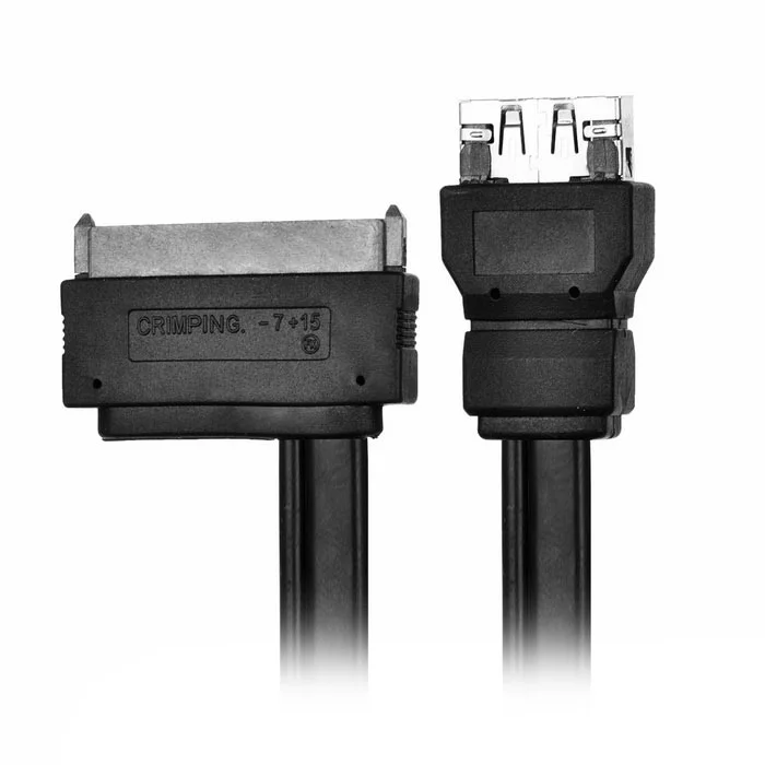5V Power ESATA Combo Female to 7 + 15 SATA 22 pin мужской удлинитель 50 см для жесткого диска|power esata|sata
