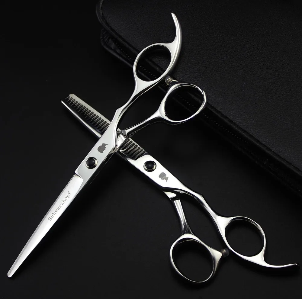 6 inch silver hair salon special hairdressing scissors personality