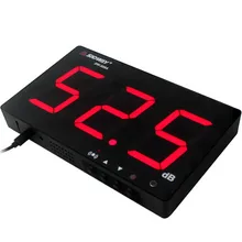 SNDWAY 30 ~ 130db Medidor de Nível de Som Digital Tela Grande Tipo de Suspensão de Medição do Medidor de Ruído Db Decibel Noise Monitoramento Testers