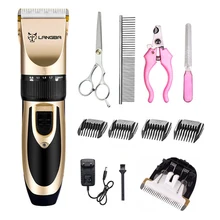 Professional Pet Cat Dog Hair Trimmer Rechargeable Electrical Dog Hair Clipper Grooming Shaver Set Pets Haircut Nail Accessories