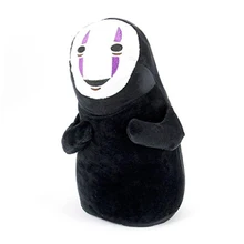 11 дюймов милые Косплей Унесенные призраками, Безликий черный без лица гост плюшевые аниме мягкие игрушки черная кукла