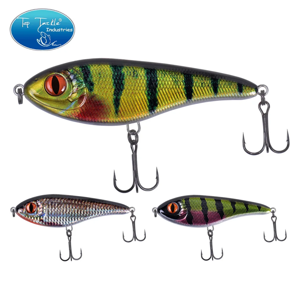 120mm 49g New Colors 001 To 029 Slow Sinking Muskie Pike Jerk bait Hard Bait Fishing Lure With Strengthen Treble Hooks 120mm 49g New Colors 001 To 029 Slow Sinking Muskie Pike Jerk bait Hard Bait Fishing Lure With Strengthen Treble Hooks