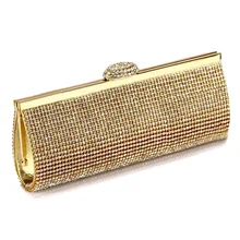 2017 New Real Flap Single Luxury Diamonds Handbags High-end Banquet Bridesmaid Evening Bag Handbag Exquisite Purse Day Clutches