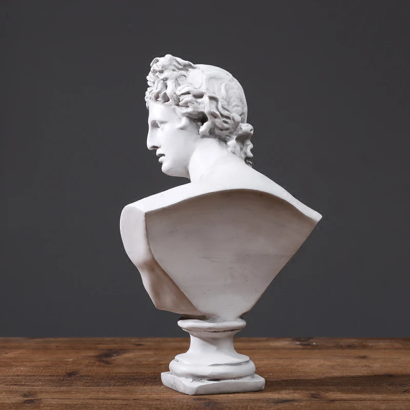 Европейский ретро Венера статуя Давид Смолы Скульптура домашнего интерьера ремесла украшения Гостиная ТВ кабинет штукатурка Венера орнамент
