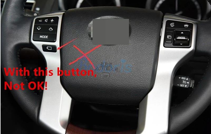 Держатель ручки для Toyota Land Cruiser 150 Prado LC150 FJ150 2010 2017 крышка рулевого колеса