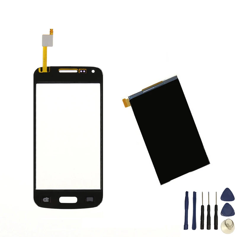Для Samsung Galaxy Core Plus G3500 G350 Duos Черный/белый сенсорный экран дигитайзер + ЖК-дисплей