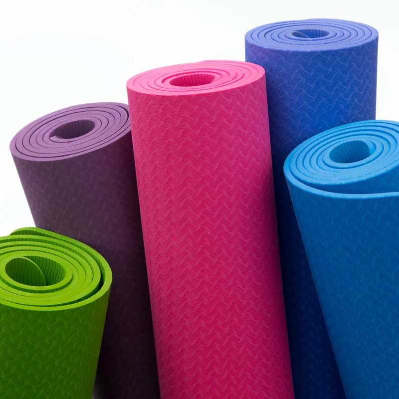 

TPE Yoga Mat Women Fitness Gymnastics Mats 1830*610*6mm Cushion Quality Exercise Matress Sport Training esterilla yoga tapis Hot