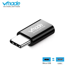 Vmade type c к Micro Usb для One Plus 6 3 5 для samsung Galaxy Note 8 9 S8 S9 Plus type C к Usbc Разъем Черный адаптер type-c
