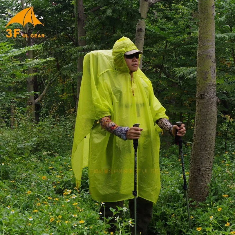 Capa de Chuva Acampamento ao ar Engrenagem Ultraleve Náilon Chuva Jaqueta Caminhadas Ciclismo Livre Mini Lona Multifuncional Sun Abrigo 3f ul 15d 19 Cheap Barraca de sol