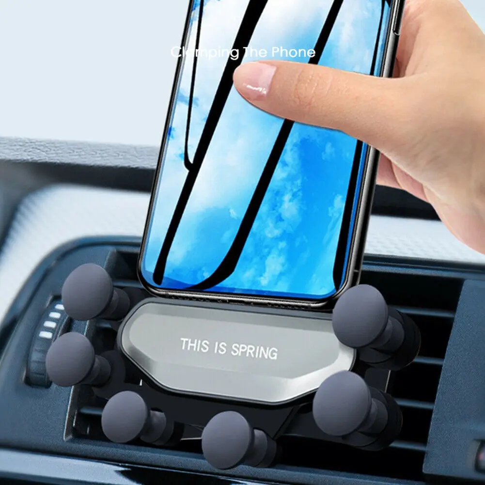 

Universal 360 Degree Gravity Car Air Vent Mount Holder Stand 7-Point Support Auto Grip Mobile Cell Phone GPS Holders