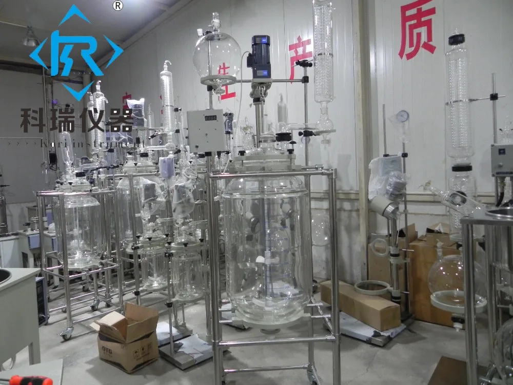 Одобренный CE 3л лабораторный реакционный аппарат/химический стеклянный химический реактор цена