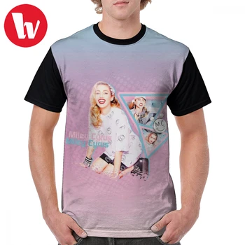 

Miley Cyrus T Shirt Miley Cyrus T-Shirt Awesome 100 Polyester Graphic Tee Shirt Beach Short-Sleeve Printed 5x Man Tshirt
