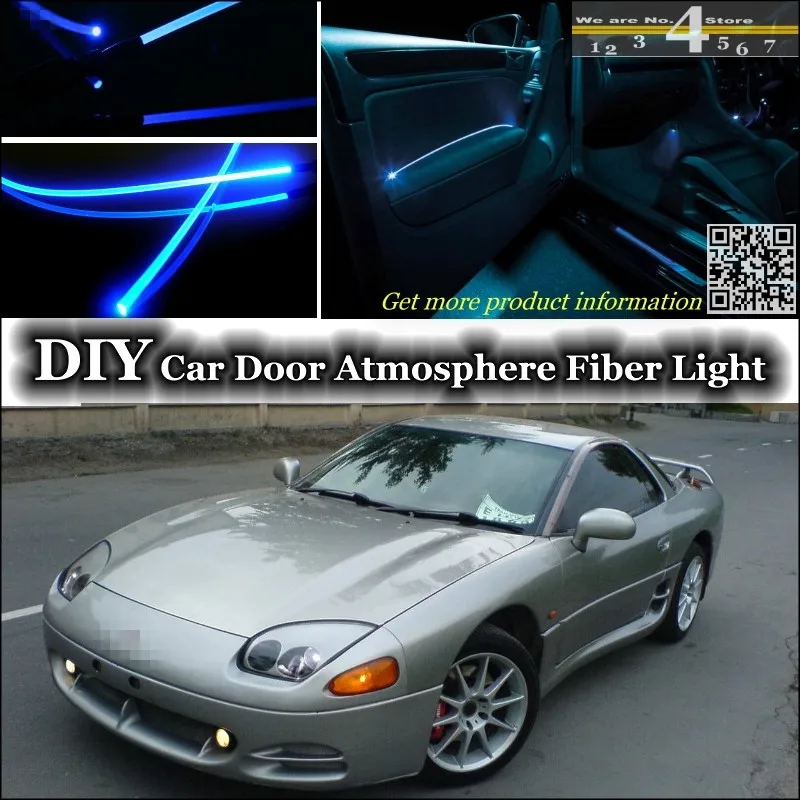 Us 20 09 20 Off For Mitsubishi Gto For Dodge Stealth Interior Ambient Light Tuning Atmosphere Fiber Optic Band Lights Inside Door Panel In