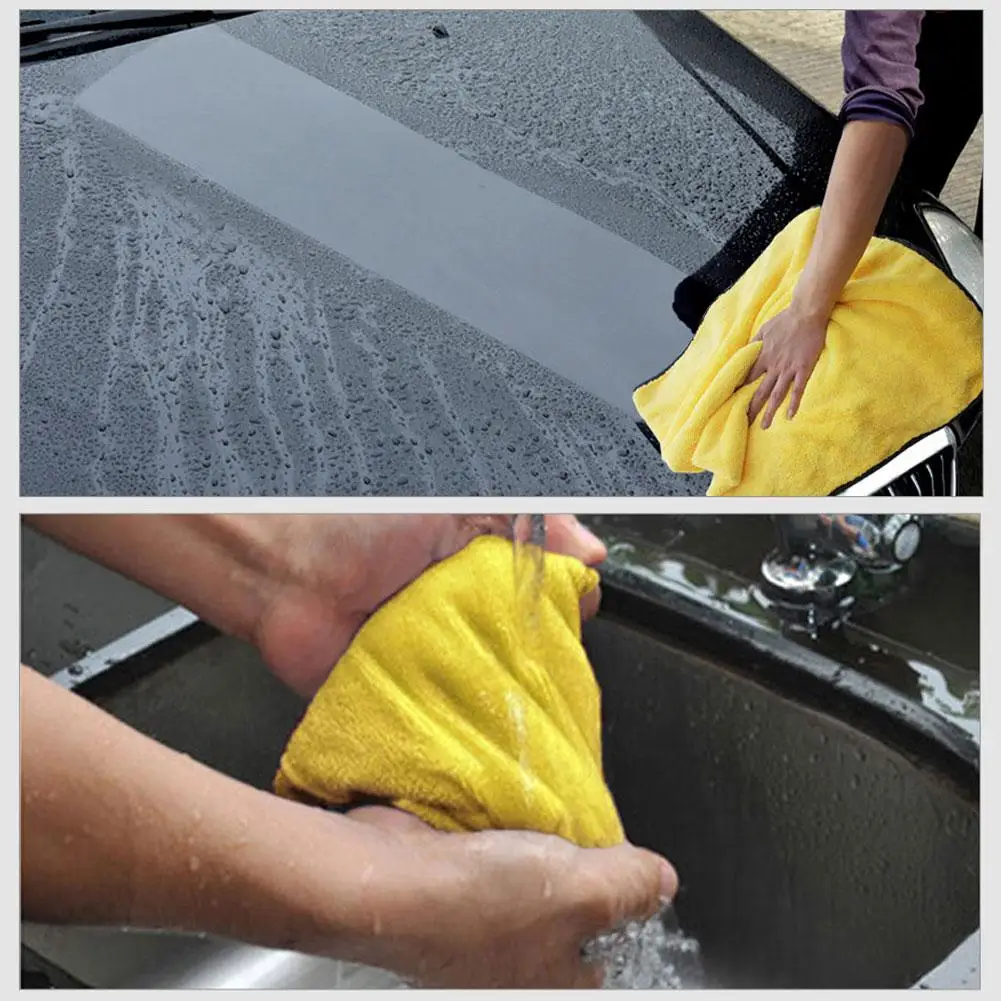 92*56 см мягкая микрофибра полировка Флис Автомойка полотенце абсорбент сухой чистящий набор для чистки автомобиля сушильная ткань