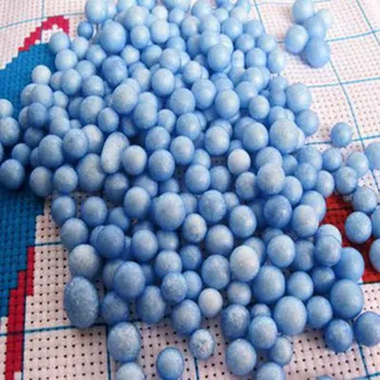 

2000pcs/bag about5- 9mm blue Modelling Polystyrene Styrofoam Foam Ball Sphere XMAS Decoration Craft 751