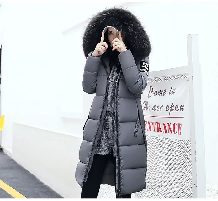 Winter Women Coat Jacket Warm High Quality Woman Jacket Winter Coat Hood Real  2017 New Winter Fashion+22 (1)