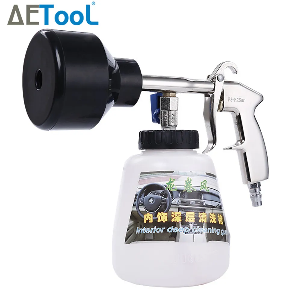 AETool новая машина для мытья салона автомобиля Tornador пистолет для чистки пены с щеткой высокого давления машина для мытья пены пистолеты