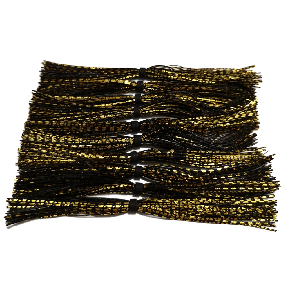 

10 Bundles 44/49 Strands Silicone Skirts Fishing Accessories DIY Buzzbaits Spinner Buzz Bait Silicone Skirts Dropshipping SF034