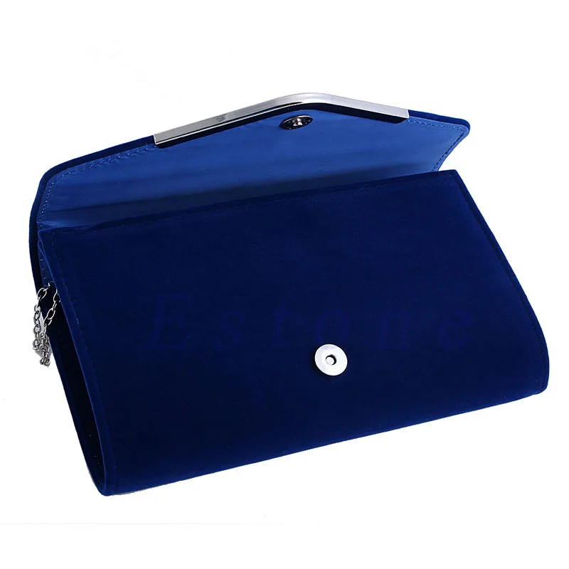 New 1Pc Lady Velvet Bridal Clutch Evening Bag Prom Wedding Women Shoulder Handbag Purse New 1Pc Lady Velvet Bridal Clutch Evening Bag Prom Wedding Women Shoulder Handbag Purse