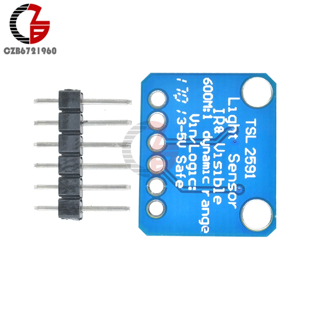 3,3 в-5 в TSL2591 цифровой светильник Сенсор модуль I2C 7-разрядные высокого динамический диапазон Lux ИК Полный спектр диоды для подавления переходных скачков напряжения обнаружения для Arduino