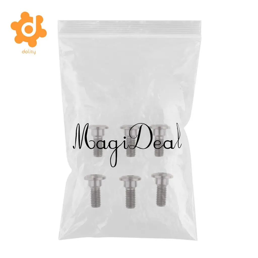 dolity  6 Pcs M8 x 20mm Titanium Motorcycle Hex Socket Head Cap Screws for Yamaha YZF R6 2006-2017 Custom