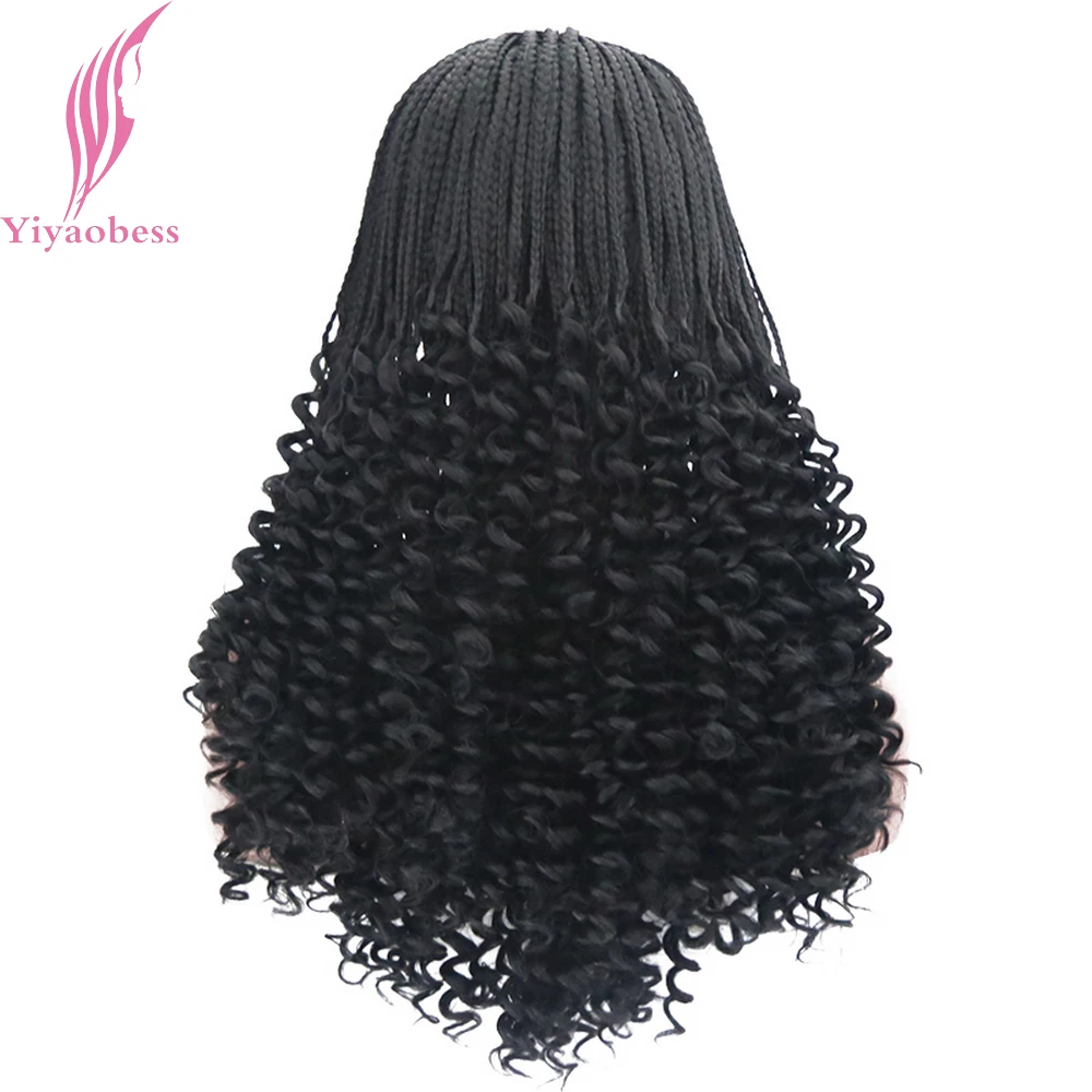 Yiyaobess 1b # цвет синтетические микро плетеные кружевные передние парики для женщин