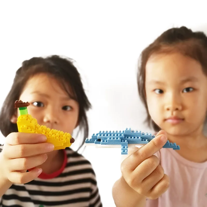 Маленькая частица строительные блоки совместимы с мультяшными сборными игрушками детские игрушки DIY
