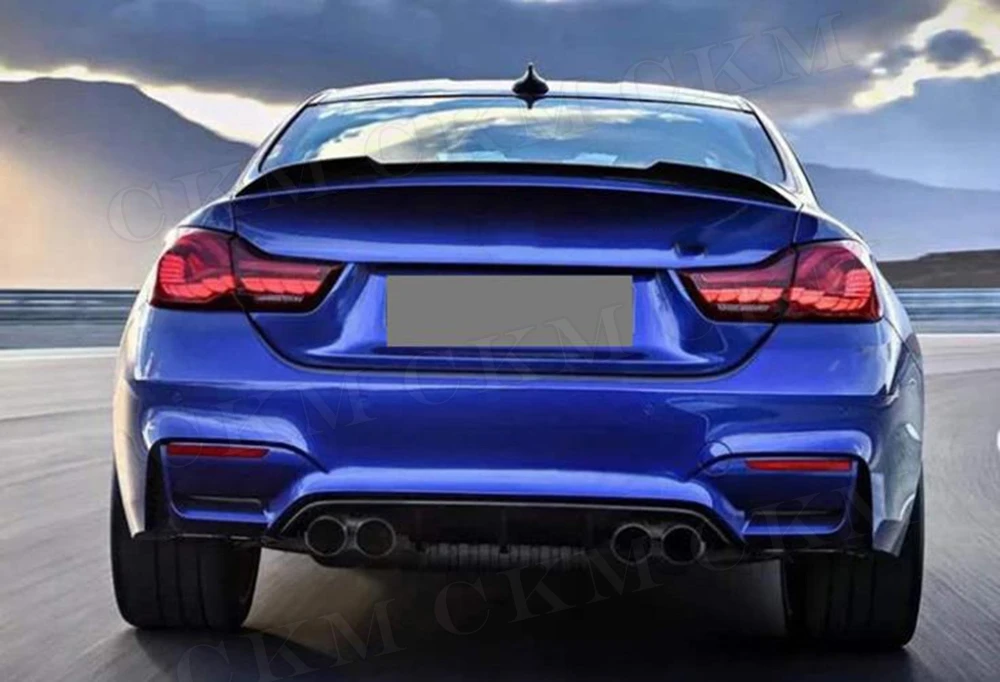 Для BMW F32 4 серии автомобильный Стайлинг углеродное волокно задний багажник