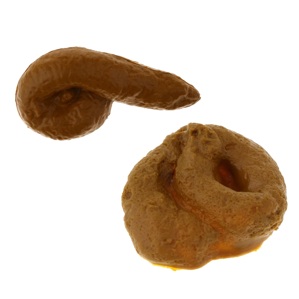 Gag-Funny Joke Tricky Toys Mischief Turd Gag Toy Realistic Shits Poop Fake Turd Classic Shit Funny Toys for Children Adult
