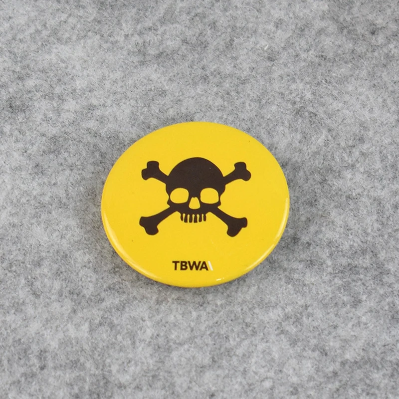 Corporate Gift Custom Printed Round Tinplate Fridge