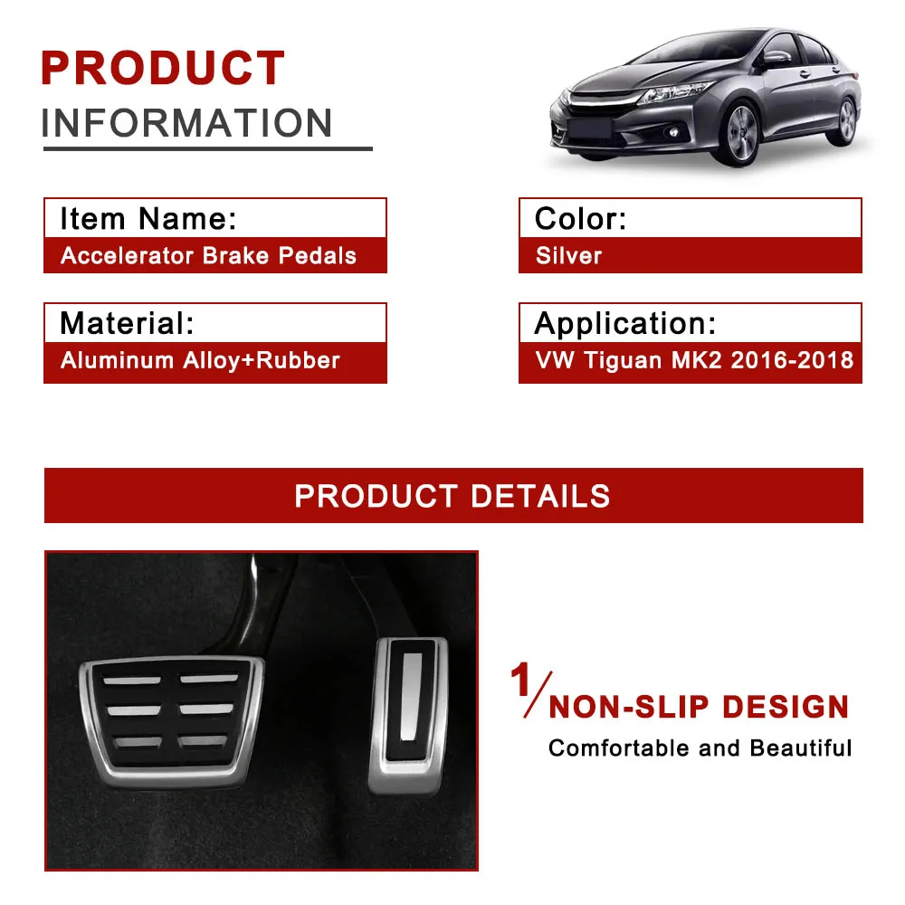 2 шт./лот педаль акселератора для Volkswagen VW GOLF 7 GTI MK7 Lamando POLO A05 Passat B8 Шкода Октавия