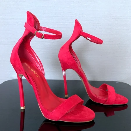 Брендовая обувь 12 см; женские летние босоножки; Туфли-лодочки на платформе; женские свадебные туфли; женская обувь на высоком каблуке; Туфли на тонком каблуке - Цвет: redSdai