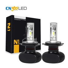 CN360 2 шт. 4000LM Новое поступление H4 HB2 9003 светодиодный H7 H11 9005 9006 Автомобильный светодиодный фар авто головного средства ухода за кожей Шеи LampConversion комплект авто лампы 12V 24V