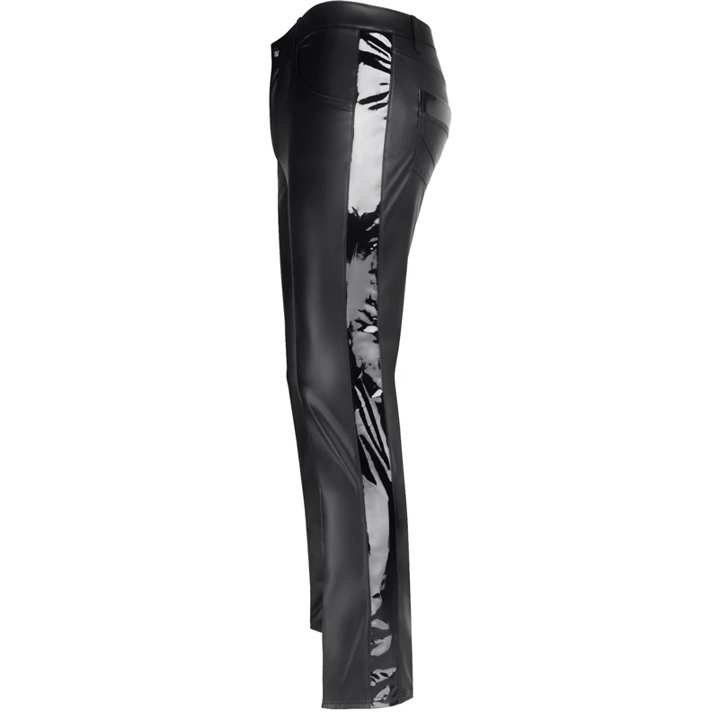 Сексуальное женское белье плюс Размеры Экзотические штаны из искусственной кожи Латекс комбинезон на молнии Клубная одежда для
