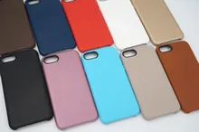 High quality Original with logo Official For apple iphone7plus leather case i7plus funda Cover soft Bags coque luxury case