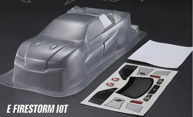 1/10 Масштаб RC нитро/Электрический внедорожный грузовик E FIRESTORM 10T PC201015 гоночный