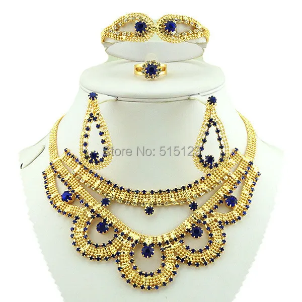 African Costume Jewelry Set Gold Sets Best African Costume Jewelry Set Gold Sets Best Quality Women Necklace