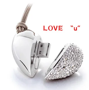 

Pink Heart Jewelry Gadget Gift Pendrive Memoria Usb Key Cle Usb Flash Drive 64gb 128gb Pen Drive 32GB 16GB 8GB Exempt postage