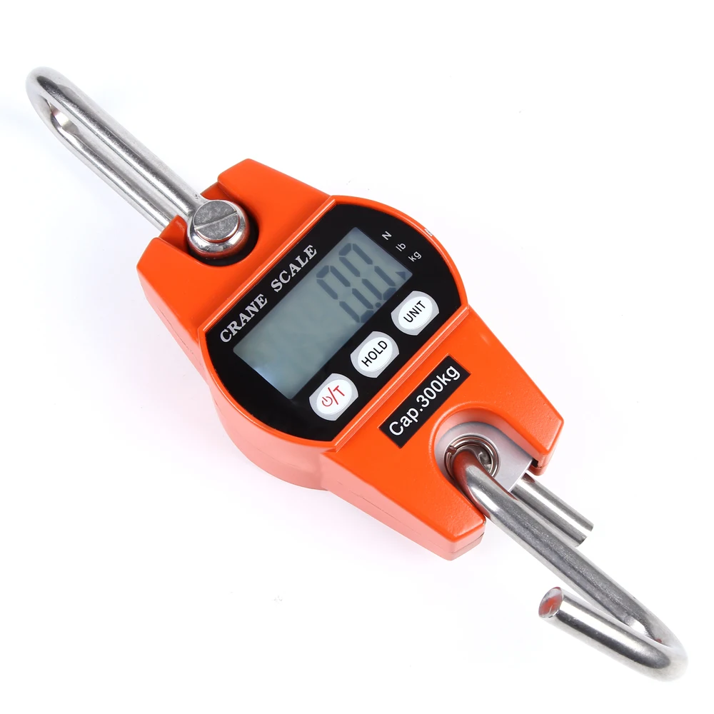 

Mini LCD Digital Scale 300kg Portable Industrial Crane LCD Electronic Scale Heavy Duty Weight Scale Hook Crane Hanging