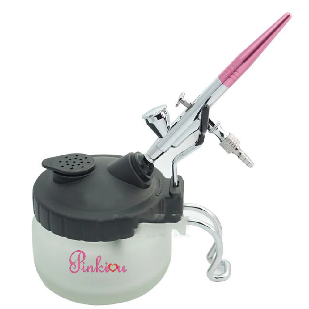 Airbrush Cleaning Pot Spray Gun Cleaner Air brush Stabilizer Jar