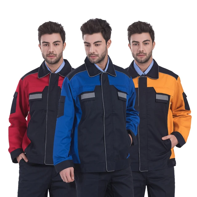 Reflective Safety Workwear Set for Men