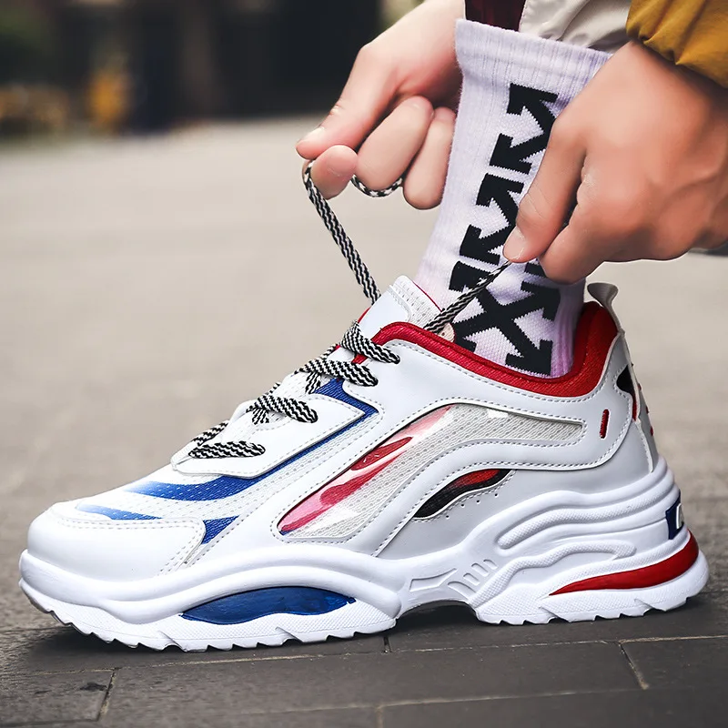 

Retro High Top Chunky Sneakers Men Mixed Colors Unisex Designer Shoes Men'S Casual Shoes Fashion Sock Skateboarding Shoes