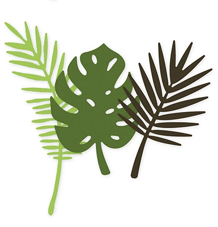 

tropical leaves Metal Cutting Dies Scrapbooking Craft Die cuts Card making paper art diy Emboss 97*93mm