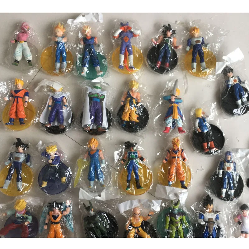 

12-14cm Send By Random Kinds Anime Dragon Ball Z Super Soul X Soul Son Goku Trunks Black Goku PVC Figures Model Toys