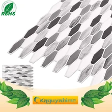 3D Kitchen Wallpaper Marble Mosaic Peel and Self-adhesive Wall Stickers Waterproof for Bathroom Home Wall Decal Sticker Vinyl 3D Kitchen Wallpaper Marble Mosaic Peel and Self-adhesive Wall Stickers Waterproof for Bathroom Home Wall Decal Sticker Vinyl