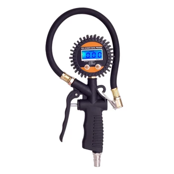 

Tire pressure gauge and high precision digital explicit electronic vehicle with inflatable tyre press play table