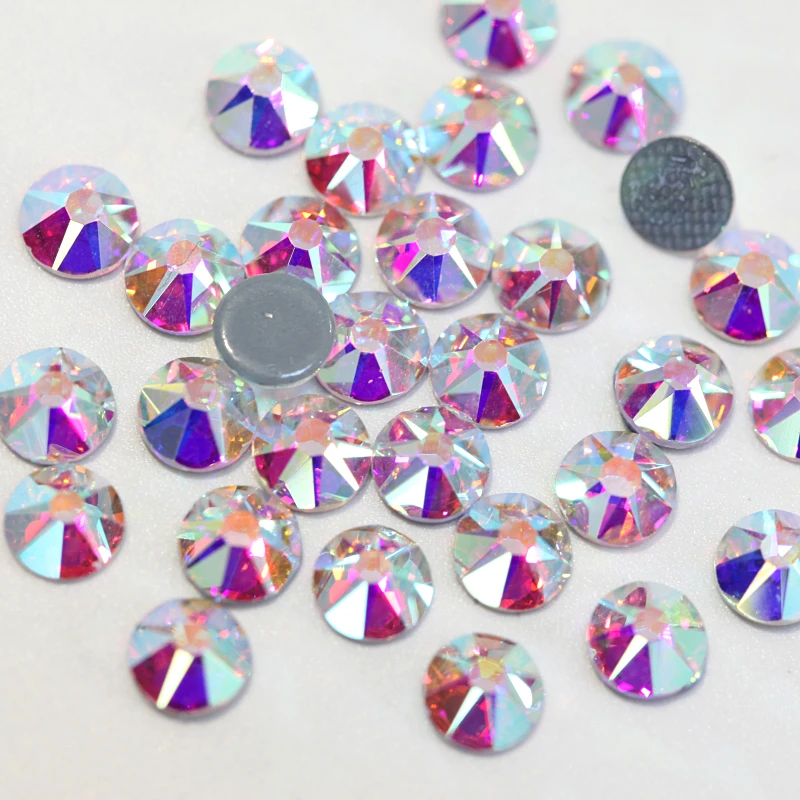 2088-Best-Quality-Crystal-AB-Hotfix-Rhinestone-16-Cut-Facets-Glass-Hotfix-Stone-SS16-SS20-AB